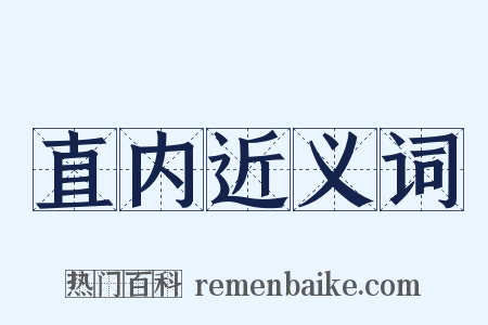 直内近义词是什么意思的图片
